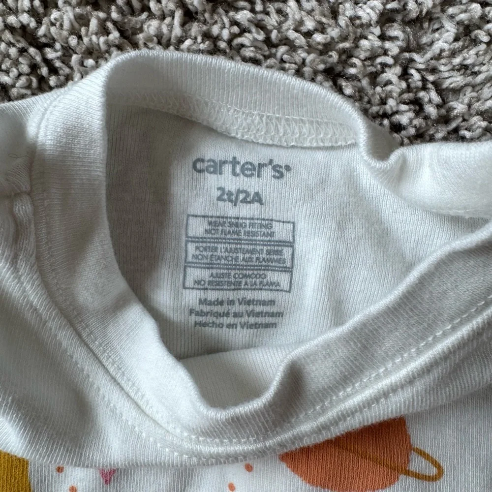 Toddler Girl Pajamas Set 2 piece Pajamas short sleeve and pants space size 2T